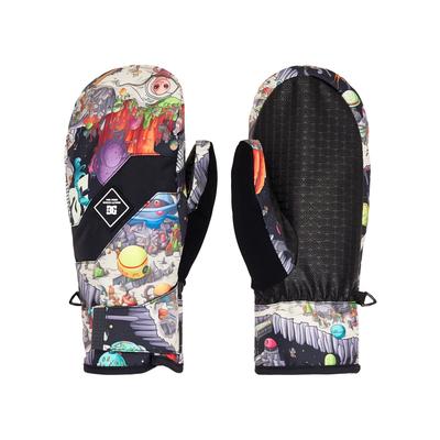 Fäustlinge DC SHOES "Franchise", Herren, Gr. XL, bunt (outer world schwarz), Obermaterial: 100% Polyurethan., Handschuhe Fäustlinge
