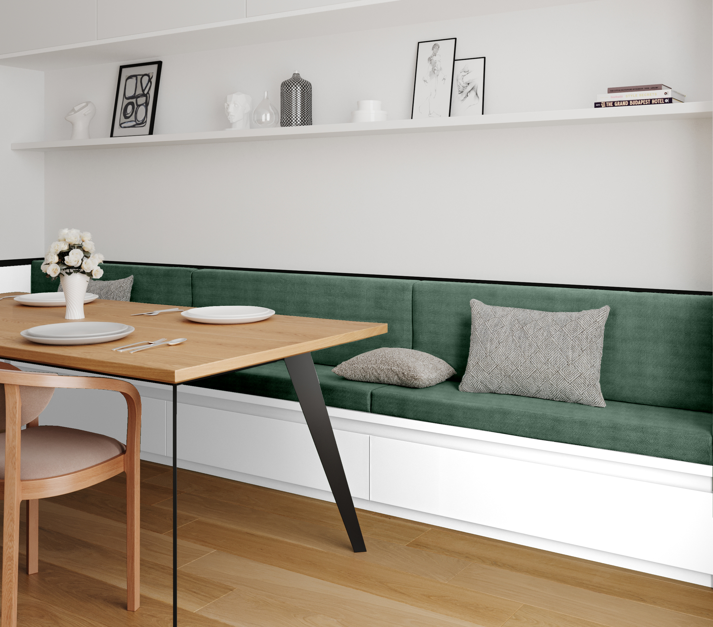 Stores-et-Rideaux.com Coussin Banquette Intérieur Coton Uni - Tissus résistants et faciles à entretenir - Fabriqués en France - Certifiés Oeko-Tex®