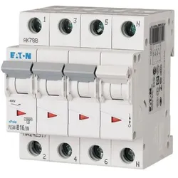 Eaton, Schutzschalter, Leitungsschutzschalter, 16 A, 3p+N, 242517