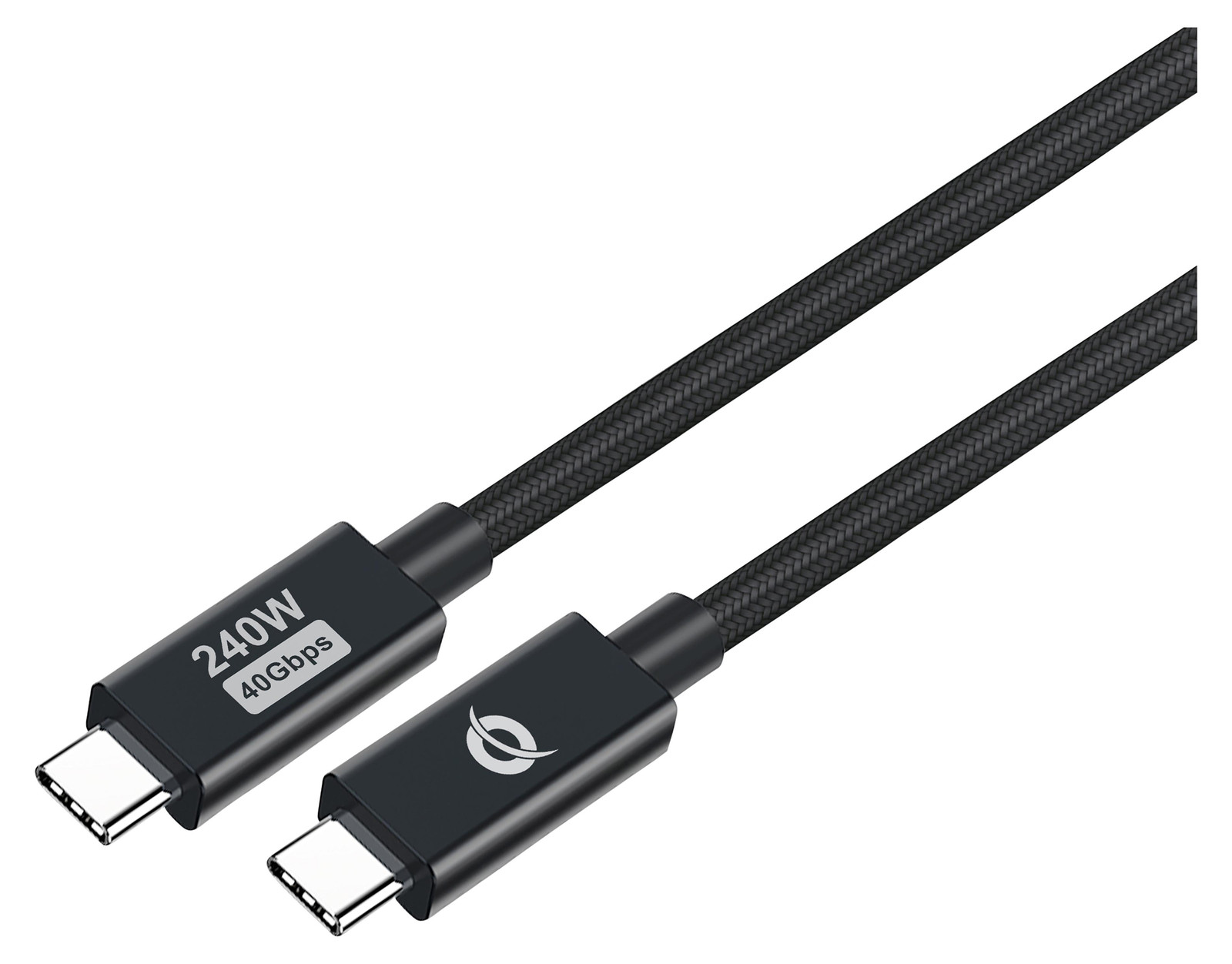 Conceptronic ETTA04B20 USB-C 4.0 naar USB-C kabel, 2,00 meter, 5A, 40Gbps