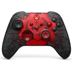 Microsoft XB Controller Gears of War E-Day Limited (Android, iOS, PC, Xbox Series S, Xbox Series X), Gaming Controller, Rot, Schwarz