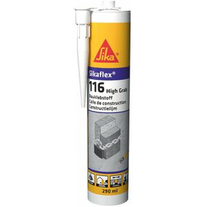 Sika Sika Montagekleber  flex 116 High Grab, 290ml, Baukleber, für innen & außen, flexibel & schnellhaftend, weiß