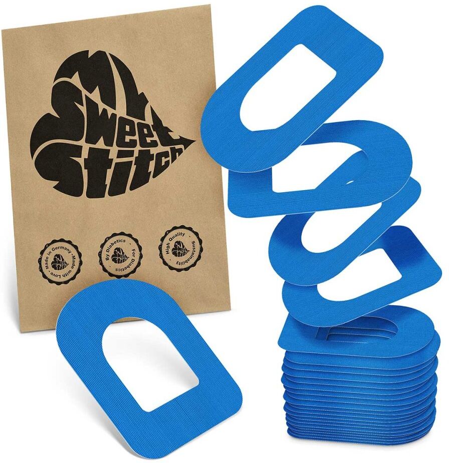 MySweetStitch Omnipod 5 / DASH / EROS Tape Oval Blue