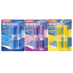 Duftstempel Reinex Fresh WC Stempel Duftblüte 2er Set Sauberkeit und Frische bei jeder Spülung, duftet frisch