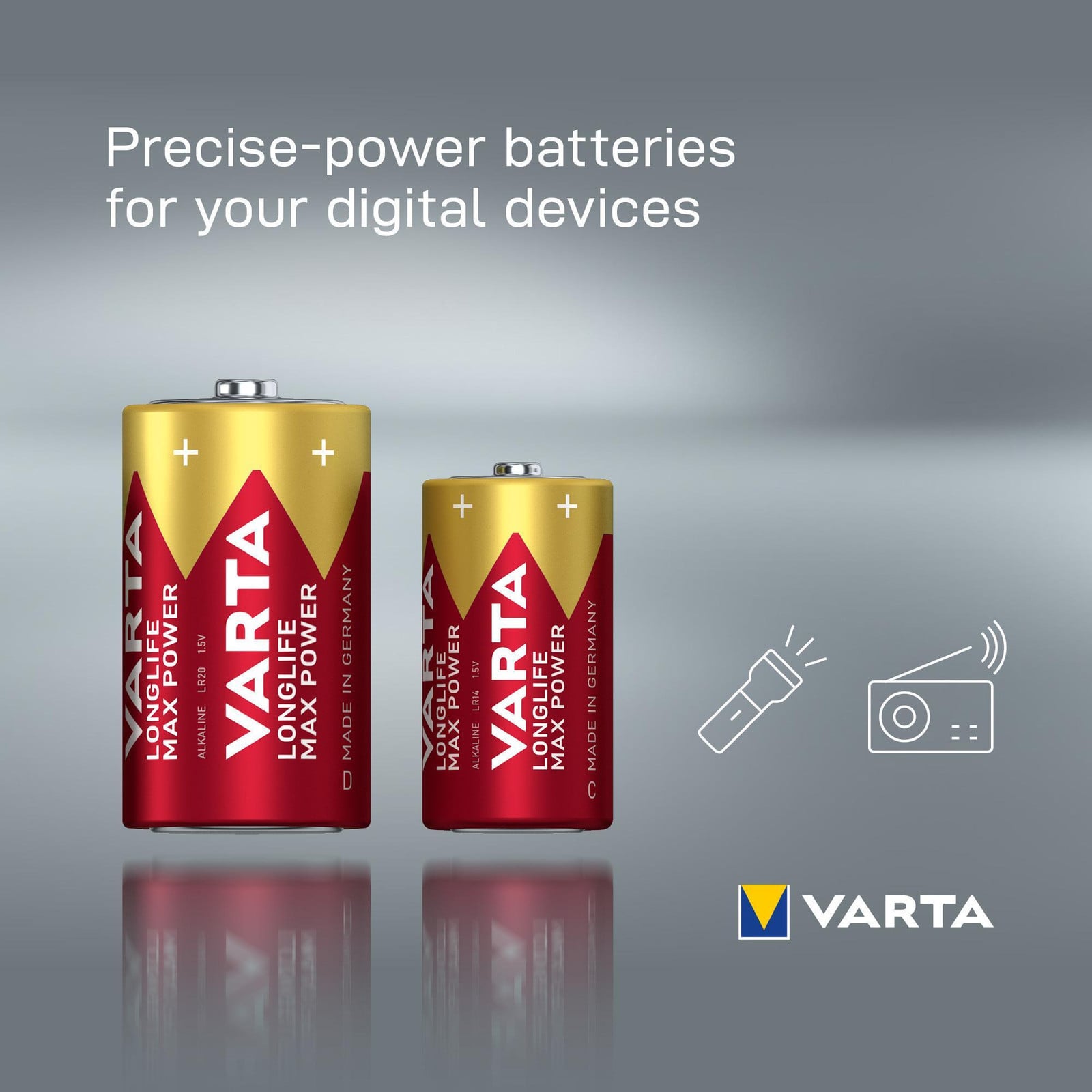Varta Alkaline batterij Longlife Max Power type C/LR14