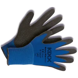 KIXX Color Line Arbeitshandschuhe, Blau/Schwarz - Größe 9