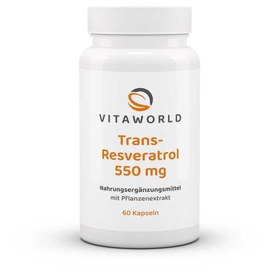 Trans-Resveratrol 550 mg Kapseln 60 St