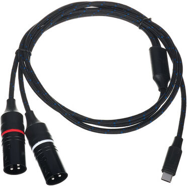 DAP Audio FL115 USB-C to 2x XLR/M 1.5m Schwarz