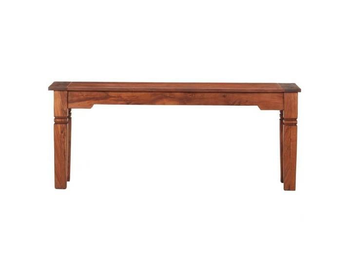 SALE 2026 Siège de cuisine vintage Brun - Banc 110cm Bois d'acacia solide 14.55 Kg 834577