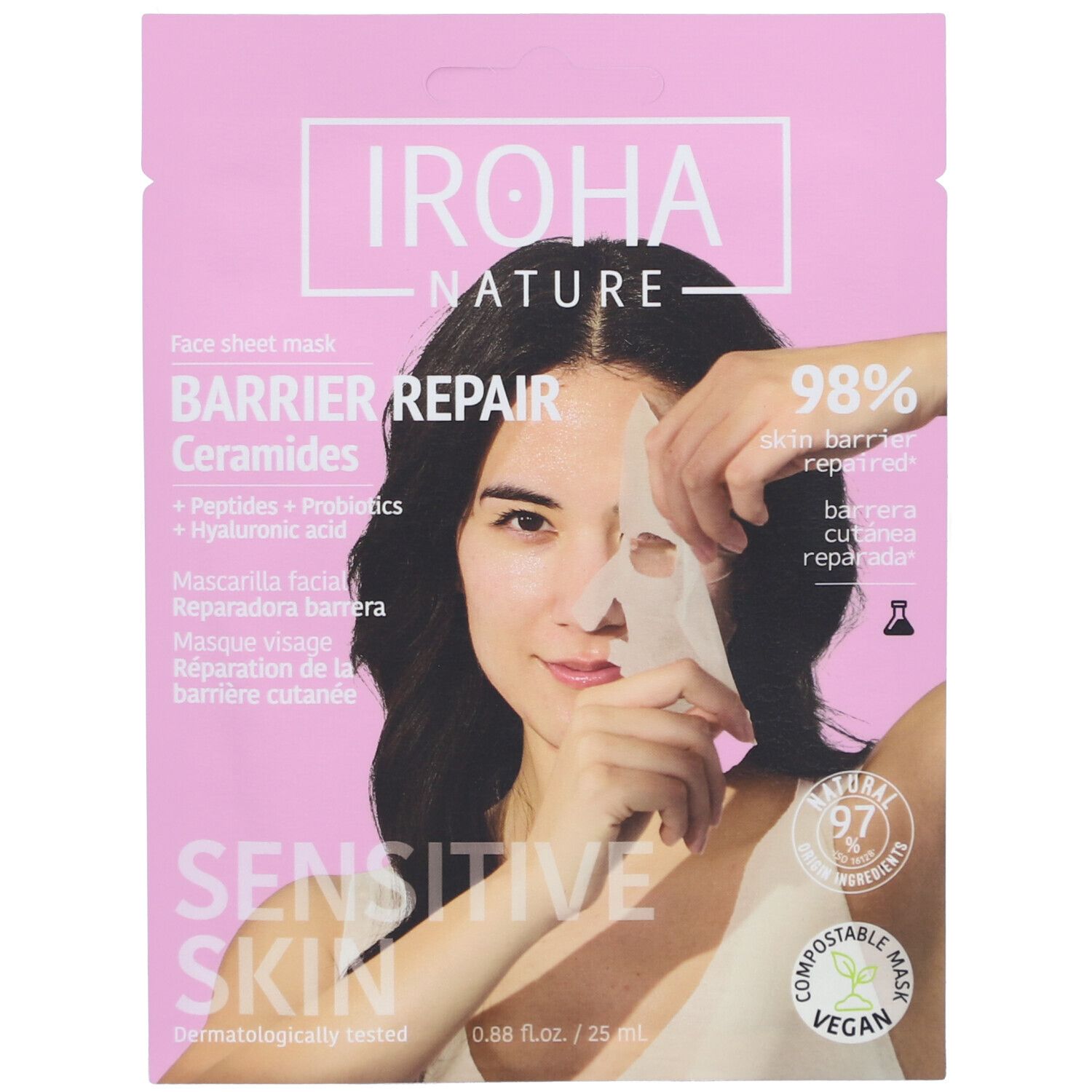 Iroha Masq Tissu Probiotique 20 ml Gesichtsmaske
