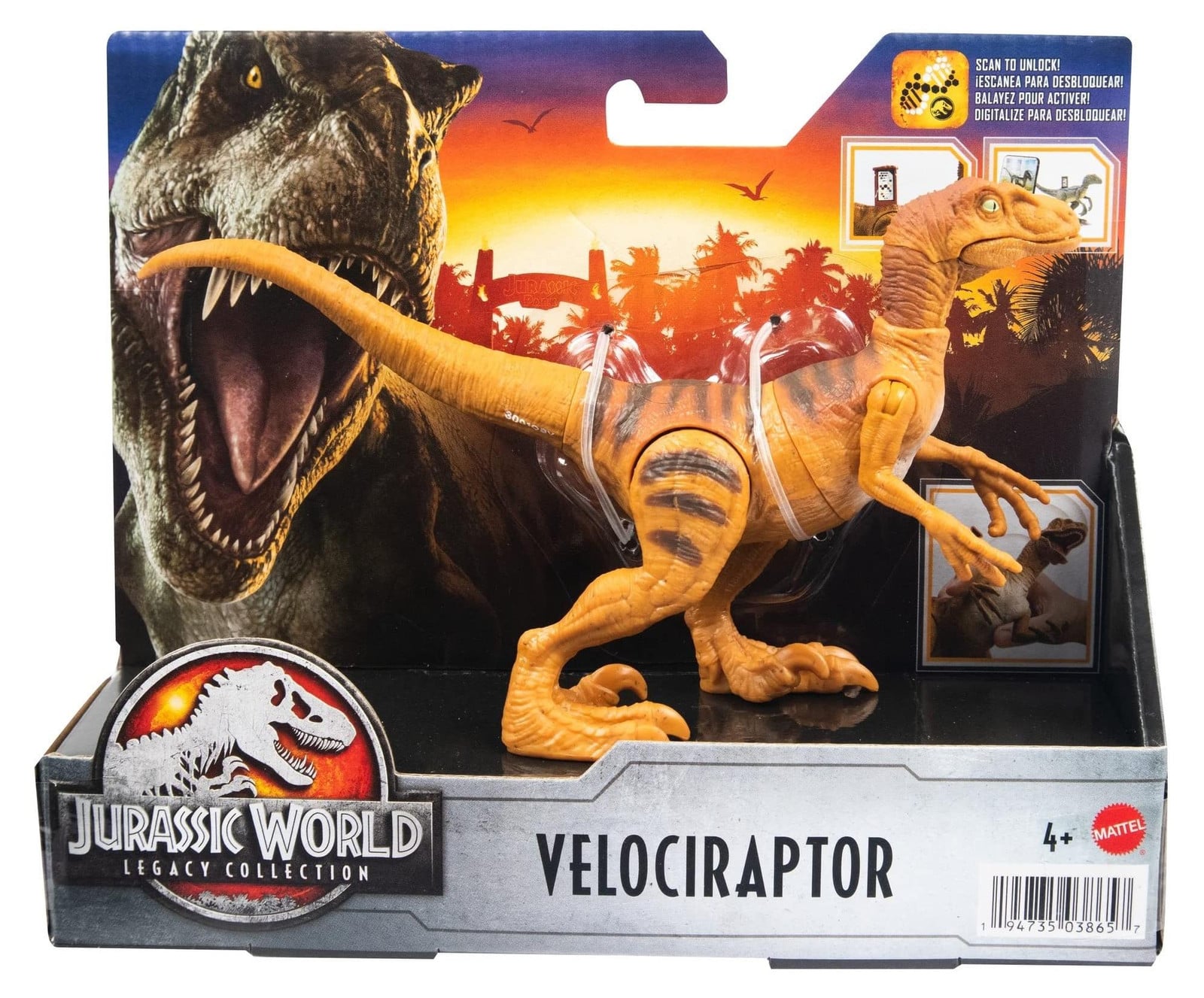 Actiefiguur Velociraptor Jurassic World