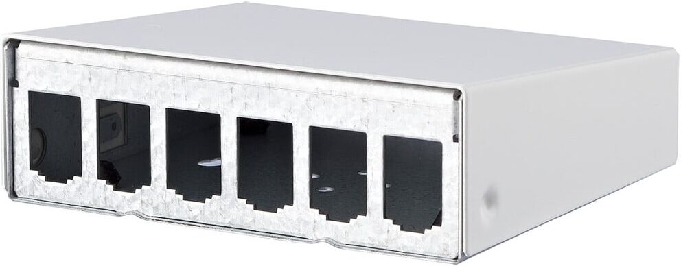 Metz Connect AP-Gehäuse leer E-DATmodul 6er rws 130861-0602-E)
