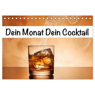 Dein Monat dein Cocktail (Tischkalender 2027 DIN A5 quer), CALVENDO Monatskalender