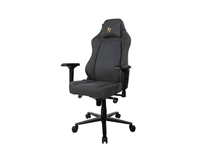 Arozzi Fauteuil Primo Gewebter Stoff (Schwarz/Oder), Gold, Primo-WF-BKGD