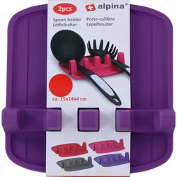Alpina - Halterung für Löffel / kuchyňské náčiní 2 pcs (violett)