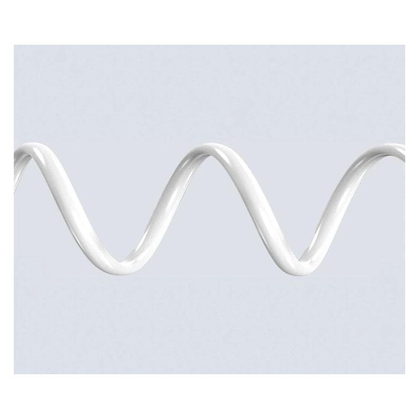 Dudao L25SC 60W USB-C - USB-C-Kabel mit weichem Silikongeflecht, 2 m - Weiss (2 m, 60 W) (L25SC-2m)