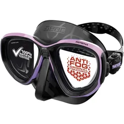 Seac - Serena - Antifog-Tauchmaske - Farbe: Schwarz/Lila