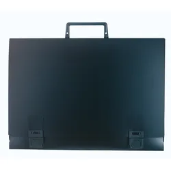 Exacompta Zeichenmappe mit Griff aus festem PP 1,2mm Rücken 60mm, für Format 50x70cm