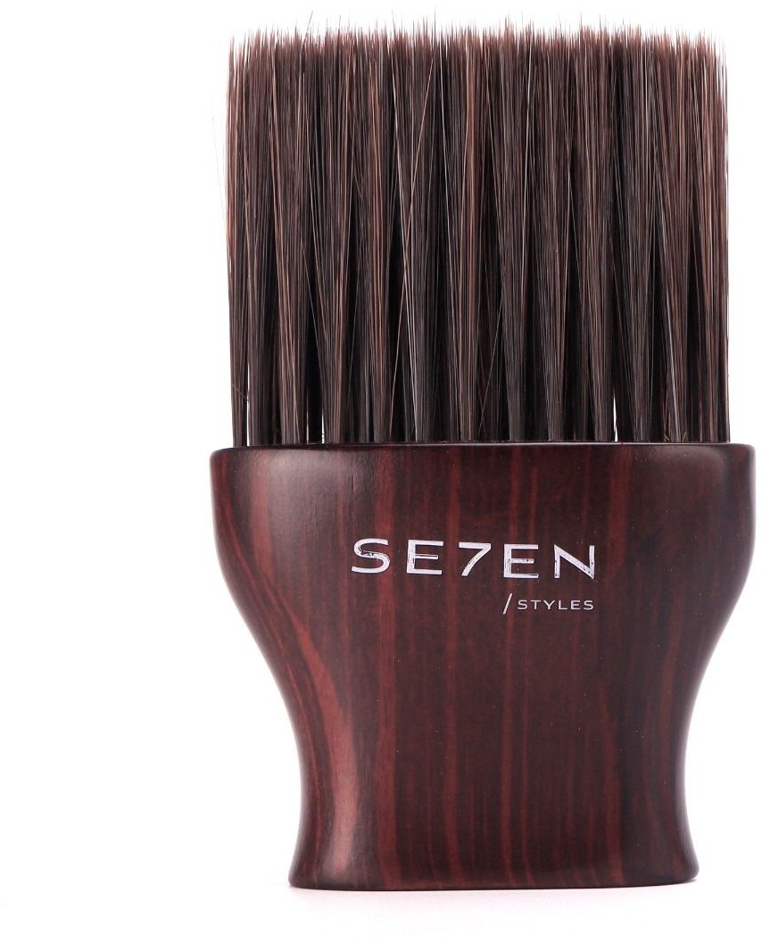 Se7en Styles Ovale Nackenbürste aus dunklem Holz SS3583