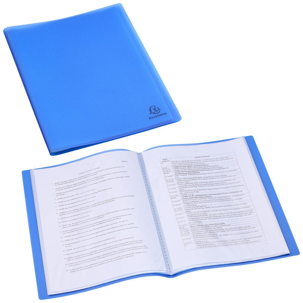 Exacompta Sichtbuch Opak, hellblau 78532E