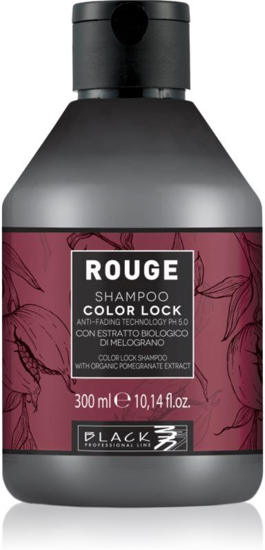 Black Professional Line Rouge Color Lock Shampoo shampoing protecteur pour cheveux colorés 300 ml