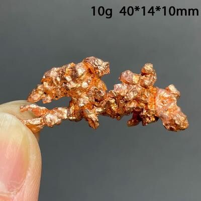 Uplifted Finds Natural Native Copper Cluster   Raw Mineral Specimen Quartz Rock   Metallic Healing Stone For Executive Home & Office j927 10g