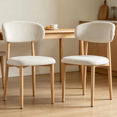 Ostweer Reception Chairs Side Chairs Coffee Chairs with Metal Legs, Modern Office Chairs Set of 2 Kitchen Chairs