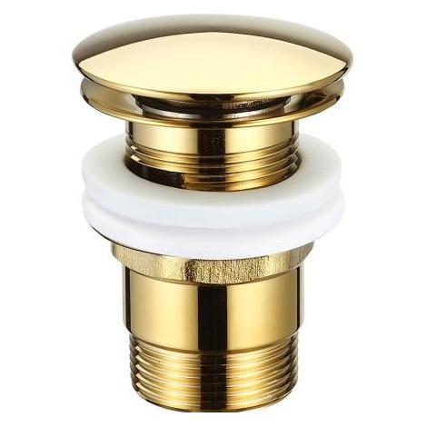 Default Push pop-up bundventil Ø66 m/overløb, guld (159.1.40)