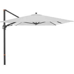 doppler Pendelschirm myZONE 240 x 320, Aluminium Anthrazit / 100 % Polyester 180 g/m2 Hellgrau