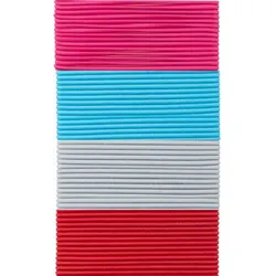 buttinette Elastik-Kordel-Paket "schmal", 1,5 mm Ø, 4x 3 m