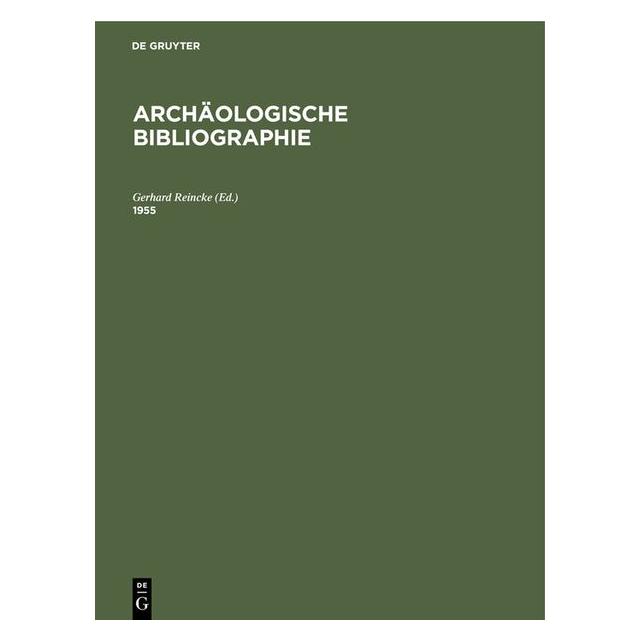 De Gruyter 1955 (Deutsch, Hardcover) (67781921)
