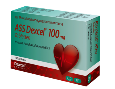 Dexcel Pharma GmbH ASS Dexcel 100 mg Tabletten 100 St 09064651