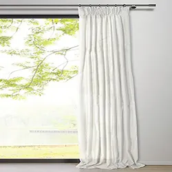 Mydeco Vorhang mit Gardinenband dot weiß 135x245 cm Nr. 66047