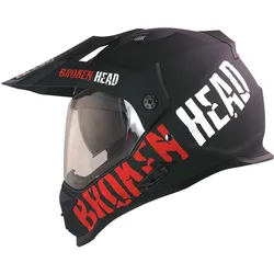 Broken Head (A-Minus-Ware) Endurohelm Made2Rebel rot L (59-60 cm)