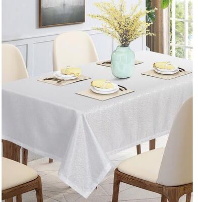 Violet Linen European Sensation Solid Pattern Tablecloths