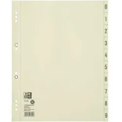 Oxford Trennblatt 400004664 DIN A4 200g Karton chamois 100 St./Pack.