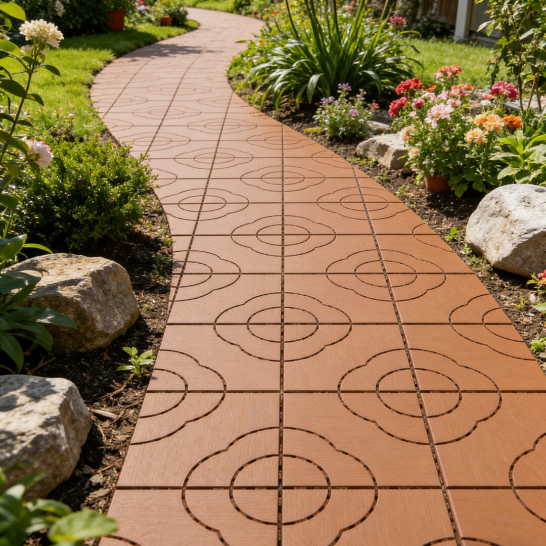 RICH HOLY ENTERPRISE CO., LIMITED Interlocking Deck Brown Deck Tile Kit