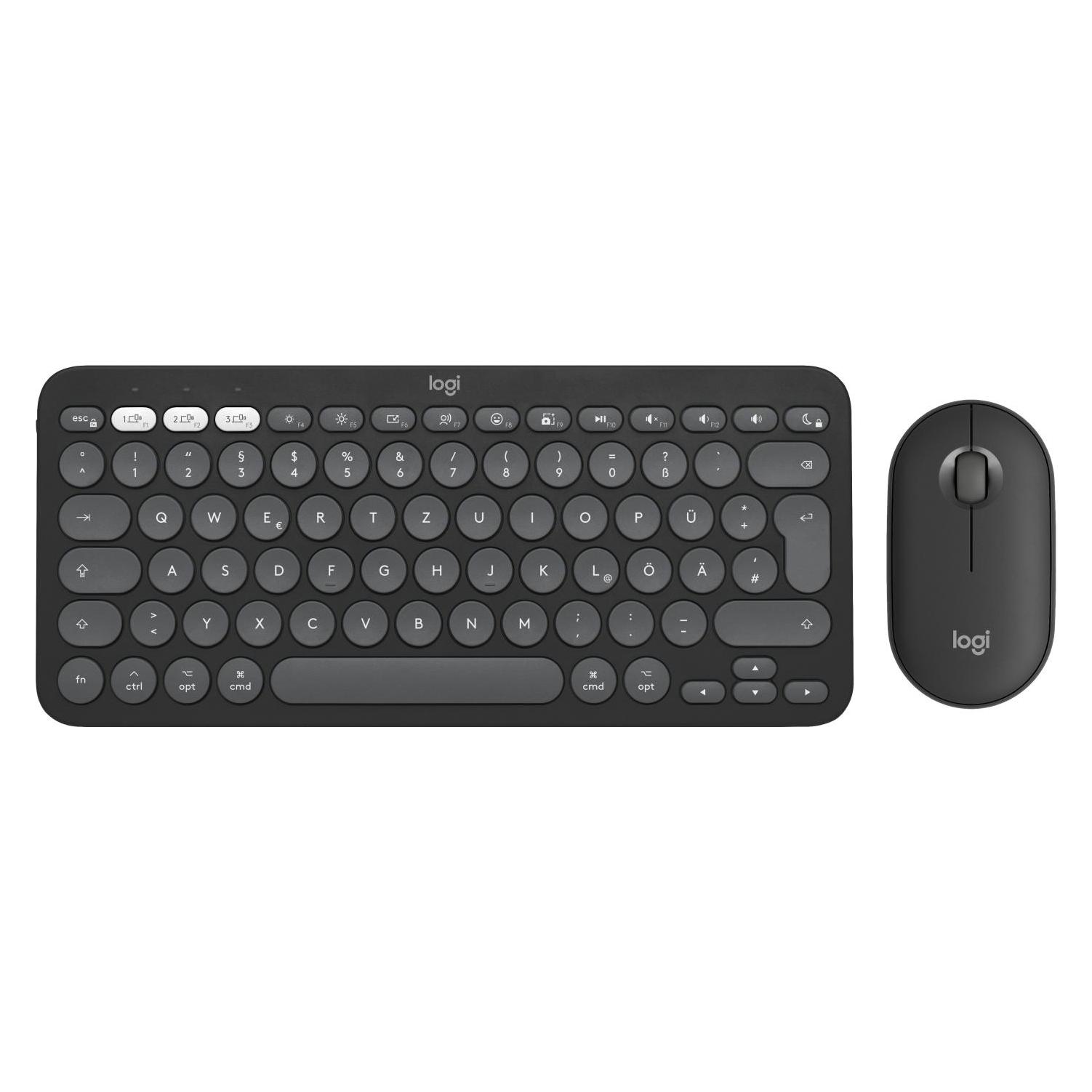 Logitech Pebble 2 Combo For Mac Tonal (DE, Kabellos) (920-012208)