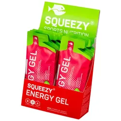 SQUEEZY Energiegel Himbeere 33g | 12 Beutel Box
