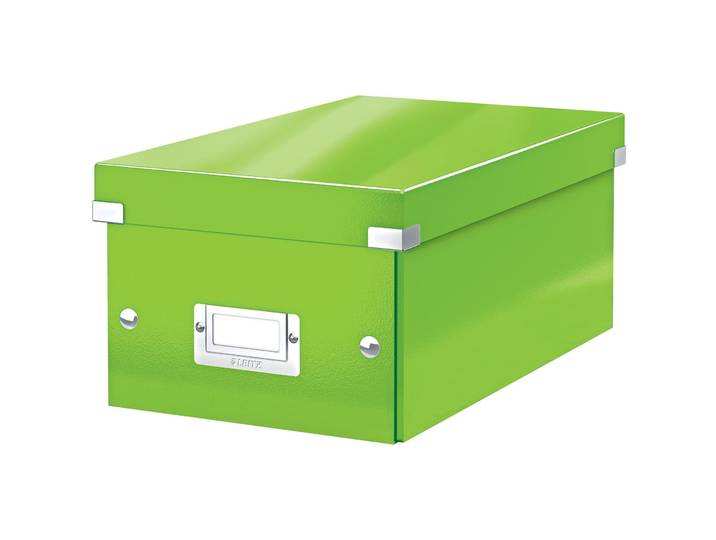Aufbewahrungsbox Leitz Click & Store WOW DVD Grün - Aufbewahrungsbox