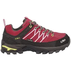 CMP Rigel Low WMN WP Velourleder – Damen-Trekkingschuhe Peony-Apple 39 EU