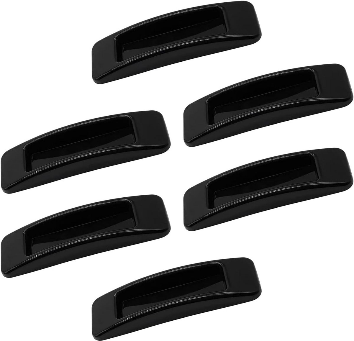 Set van 6 zelfklevende schuifdeur handgrepen voor keukenaccessoires