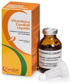 Candioli Vitaminico Liquido Integratore Per Uccelli 20 ml