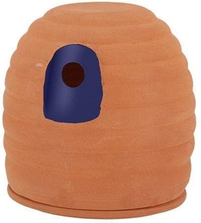 Insektenhotel ESSCHERT DESIGN, bunt (orange, blau), B:17,6cm H:17,4cm, Insektenhotels, Insektenhotel orange, blau Einheitsgröße