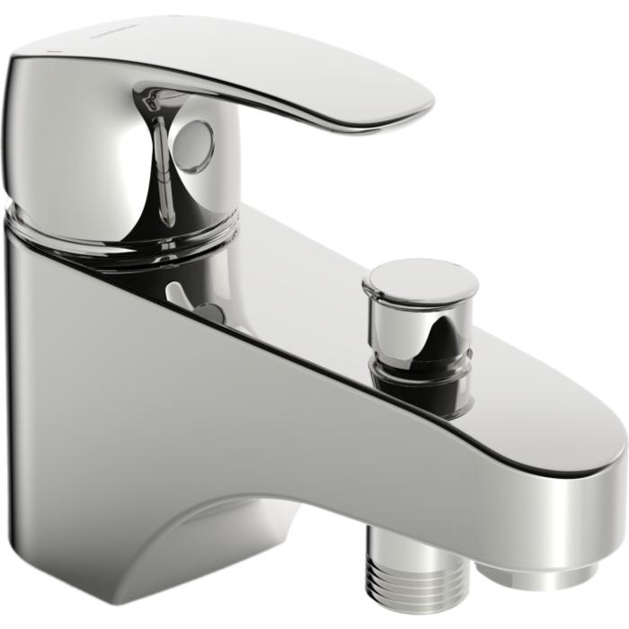 Hansa Hansapinto Wannenarmatur 45372283 für Wannenrandmontage, Ausladung 125 mm, chrom