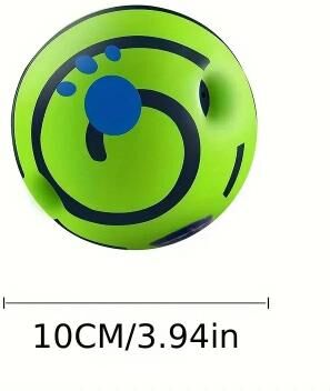 Uplifted Finds Funny Interactive Giggle Ball Dog Toy For Mental Stimulation And Play 10 Cm
