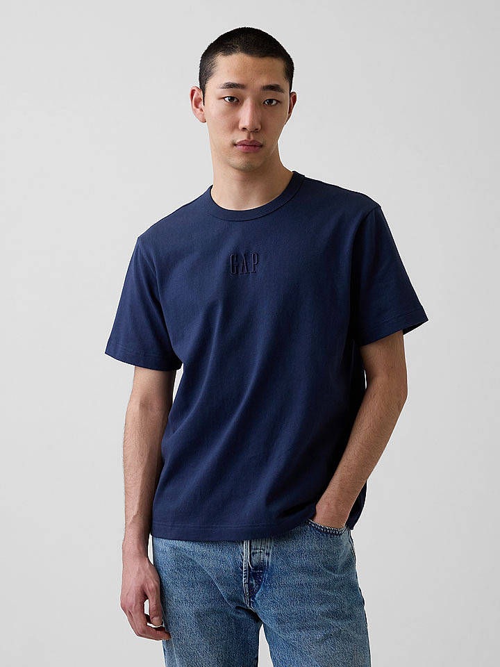 GAP Shirt in Dunkelblau - XL