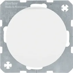 Hager/Berk SCHUKO-Steckdose pows/gl m. Klappdeckel 47512089