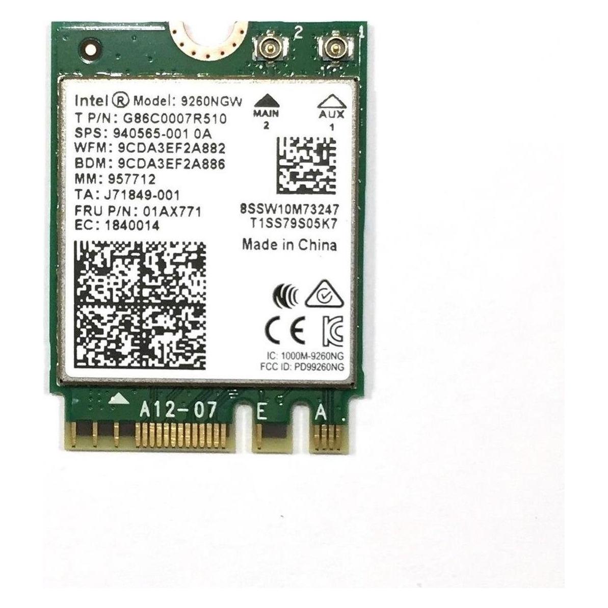 Intel Wireless-AC 9260 (M.2 (PCIe)) (9260.NGWG)