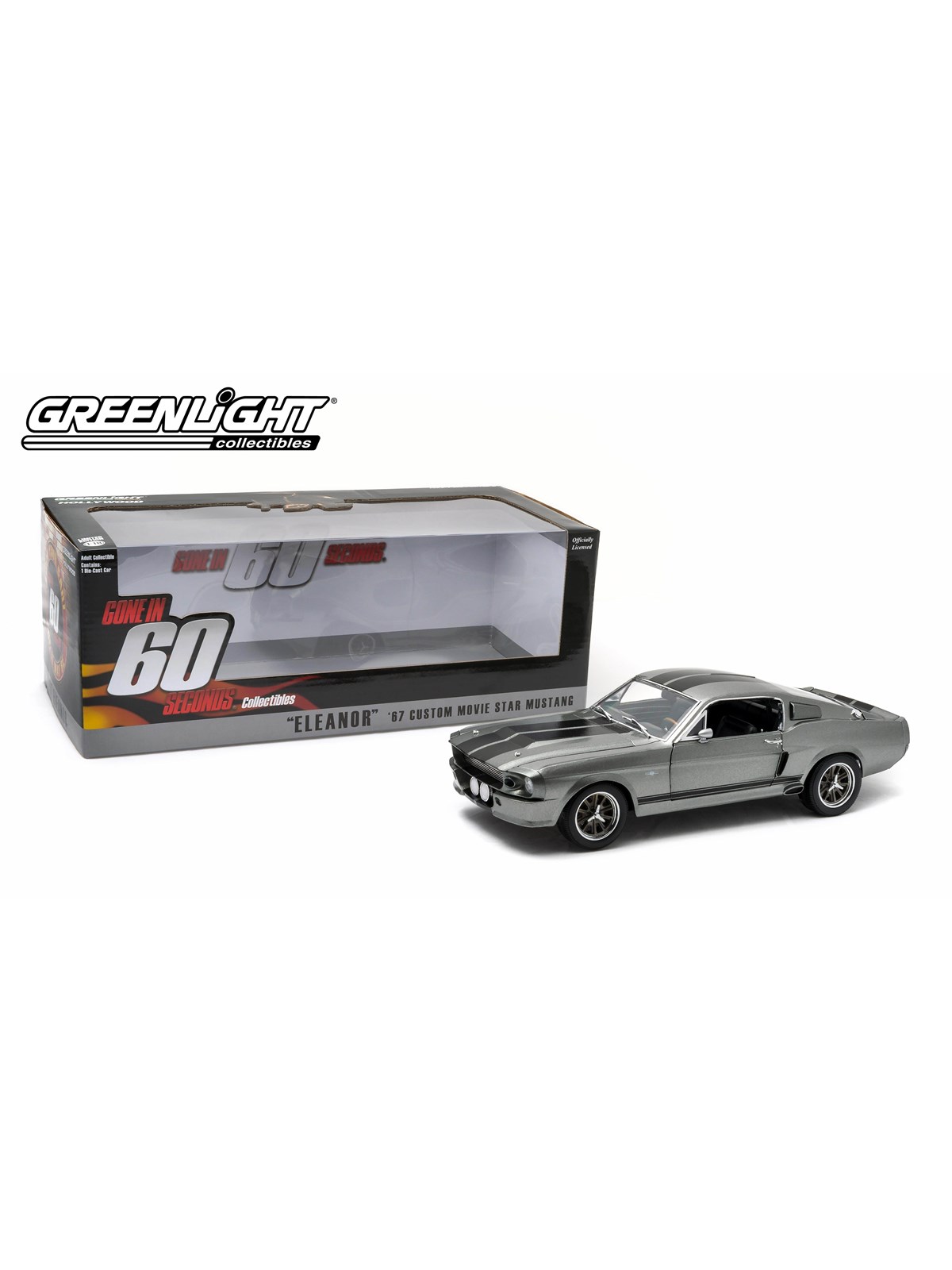 Greenlight 1:18 Gone in Sixty Seconds (2000) - 1967 Ford Mustang Eleanor